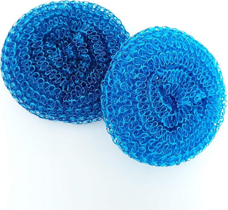 Dawn Scrubbers, Set of 4 Durable Non-Scratch Poly Mesh Scrubbies for Washing Dishes (2 Packages of 2) - Image 2